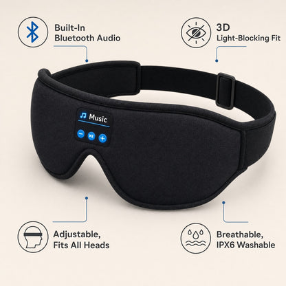 LUNARIS — 3D BLUETOOTH SLEEP MASK