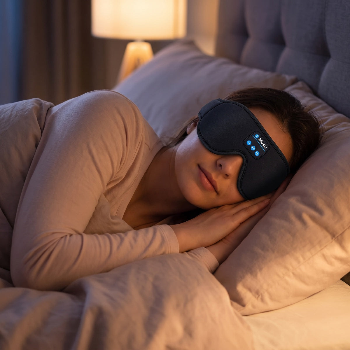 Antifaz LUNARIS 3D Bluetooth detalle